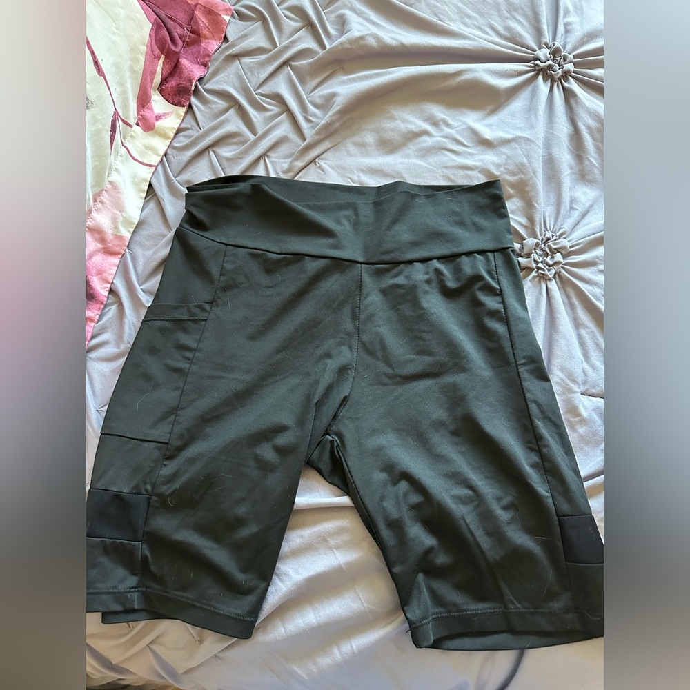 Mandees Women’s Biker Shorts Black Size Large